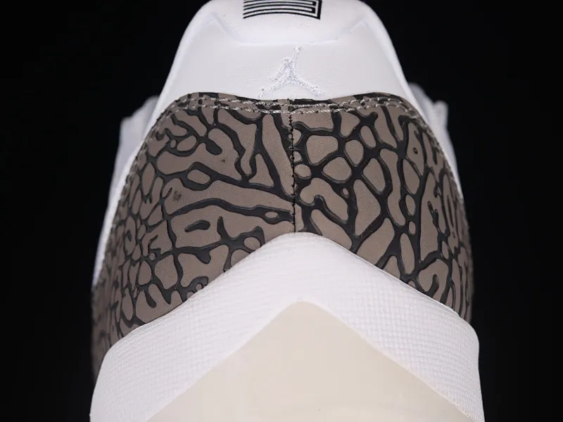 All categories Air Jordan Jordan series basketball shoes Air Jordan 11 F version Air Jordan AJ11 Low "White Cement" AJ11 Joe 11 white cement gray snake pattern genuine carbon AV2187-140
